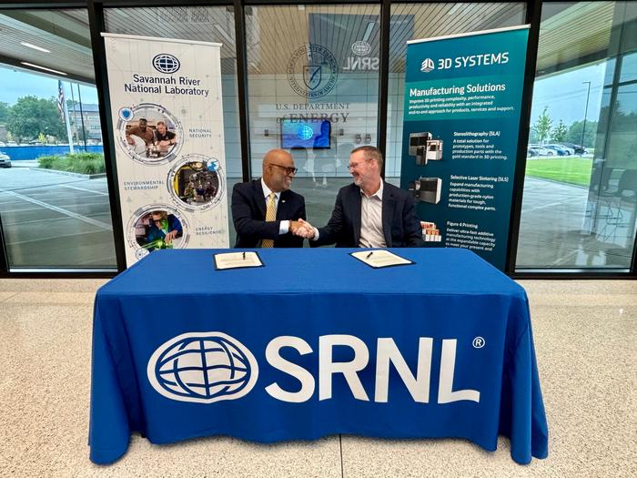 SRNL partners with 3D Systems to advance 3D printing for advanced energy and national security applications