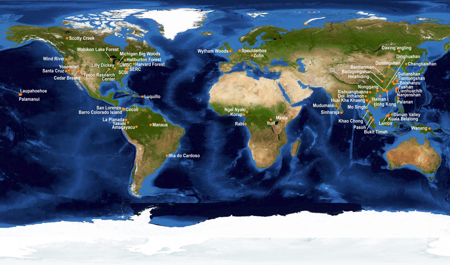 ForestGEO Sites