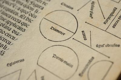 Detail of Euclid's Elements Copy