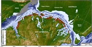 Australia Antarctica pre-break-up