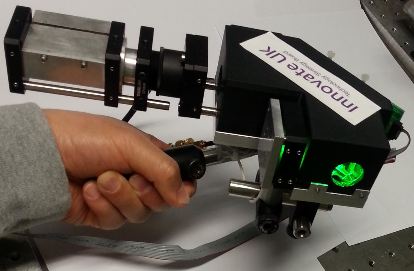 Handheld Transmitter for Quantum Encryption Device