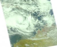 AIRS Near-Infrared Image of Tropical Cyclone Narelle
