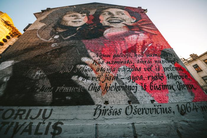 Life Interrupted, Mural to commemorate the Jewish in Lithuania