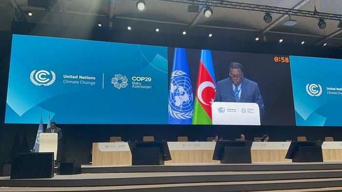 Dr Rangi delivered a plenary statement, on behalf of CABI, given by intergovernmental organizations at the 2024 UN Climate Change Conference (COP29) held in Baku, Azerbaijan.