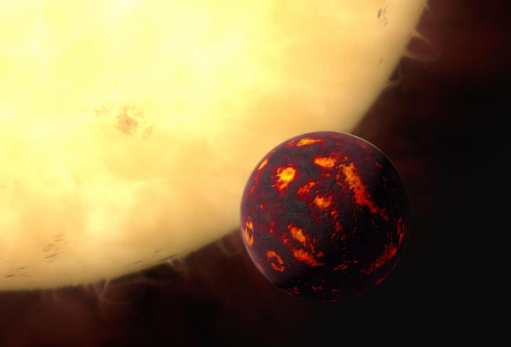 Artist's Impression of 55 Cancri e