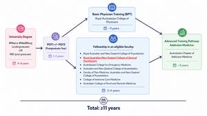 Pathway to becoming an AM specialist created by Yusra Tawfic