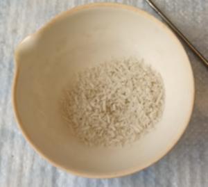 Microplastic particles before soil incubation