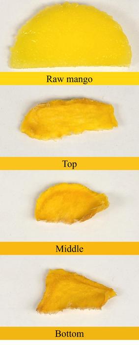 An innovative system that dehydrates fruit without heat