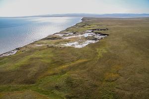 Duration thawing area "Slump D" on Herschel Island, Yukon, Canada