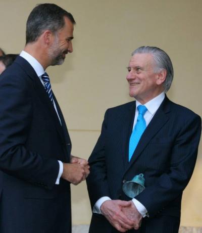 Dr. Valentin Fuster, Mount Sinai School of Medicine, and Prince of Asturias (2 of 2)
