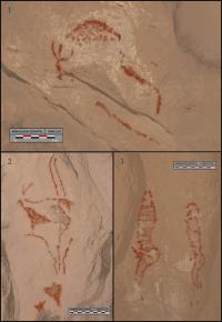 Composite of Digital Tracings of Cave Art