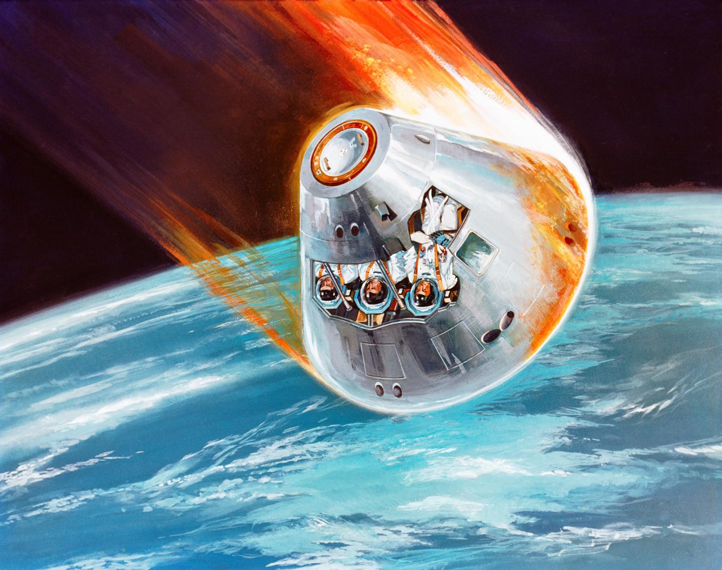 Apollo Command Module, Conceptually Depicted