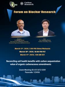 Reconciling soil health benefits with carbon sequestration value of organic carbonaceous amendments