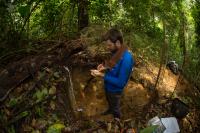 Ben Turner in Soil Pit