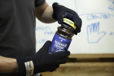 Kraft Maxwell House Jar Arthritis Simulation Gloves