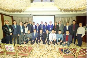 Group photo of attending editorial board members