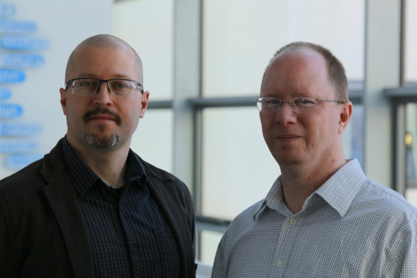 Drs. Andreas Androutsellis-Theotokis and Steven Poser, University Hospital in Dresden