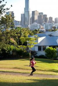 Running in Brisbane, Australia
