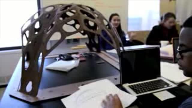 Class on German Thin-Shell Structures Yields New Exhibit