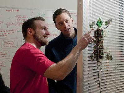 A Robot that Climbs Slick Glass Walls with Gecko Feet (2 of 2)