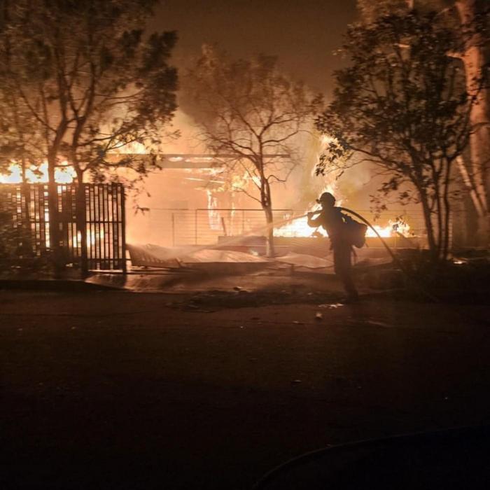 Palisades fire