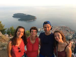 Paul Lucassen with his family enjoying the great outdoors in Croatia.