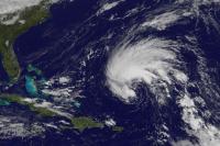 GOES Image of Tropical Depression Seven