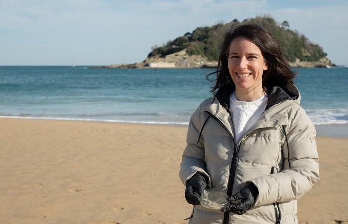 Amaia Mendoza, lecturer in the Bachelor’s Degrees in Industrial Engineering and Civil Engineering, and in the Master’s Degree in Sustainable Infrastructure and Construction Engineering. | Photo: Jorge Navarro. EHU
