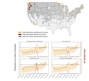 Wildfires that keep us inside might drive the spread of infectious disease, per study of the U.S. West Coast wildfires of 2020