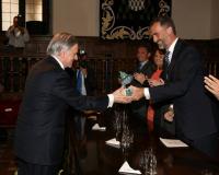 Dr. Valentin Fuster, Mount Sinai School of Medicine, and Prince of Asturias (1 of 2)