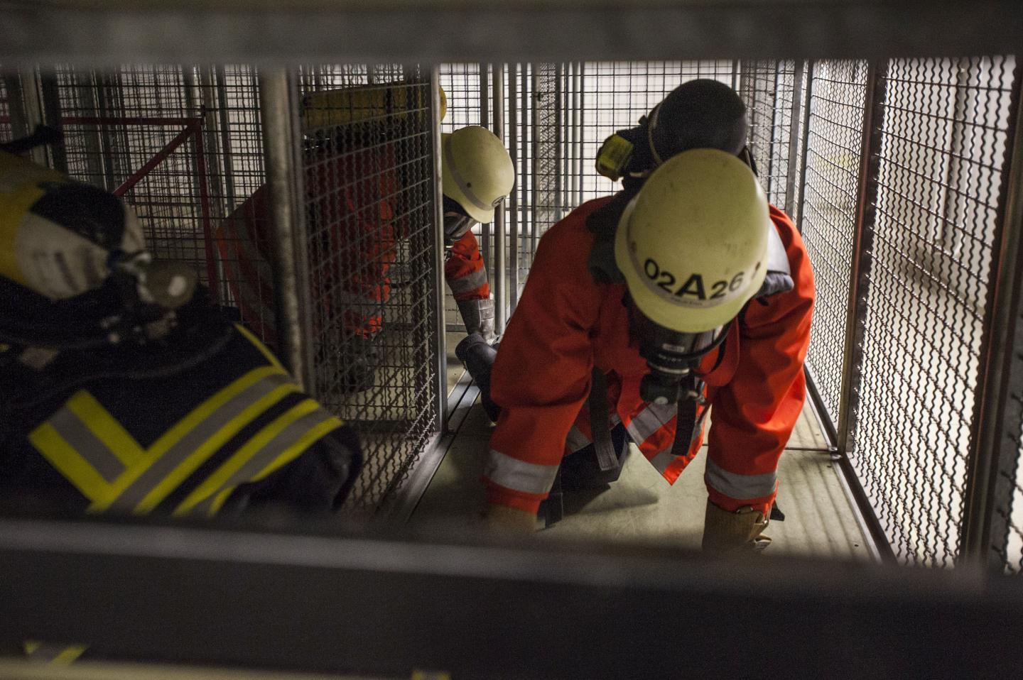 Increased safety for rescue forces