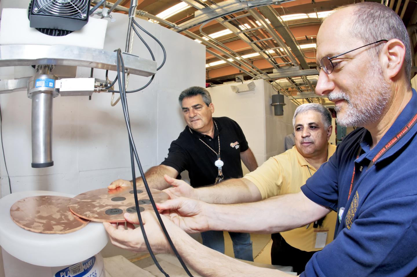 PPPL Inventors in the Laboratory