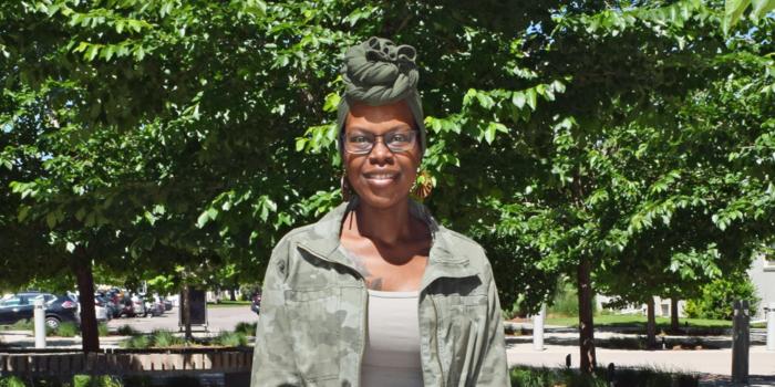 Nediva Monroe on the University of Colorado Anschutz Medical Campus