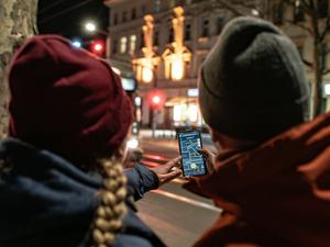 Two citizen scientists