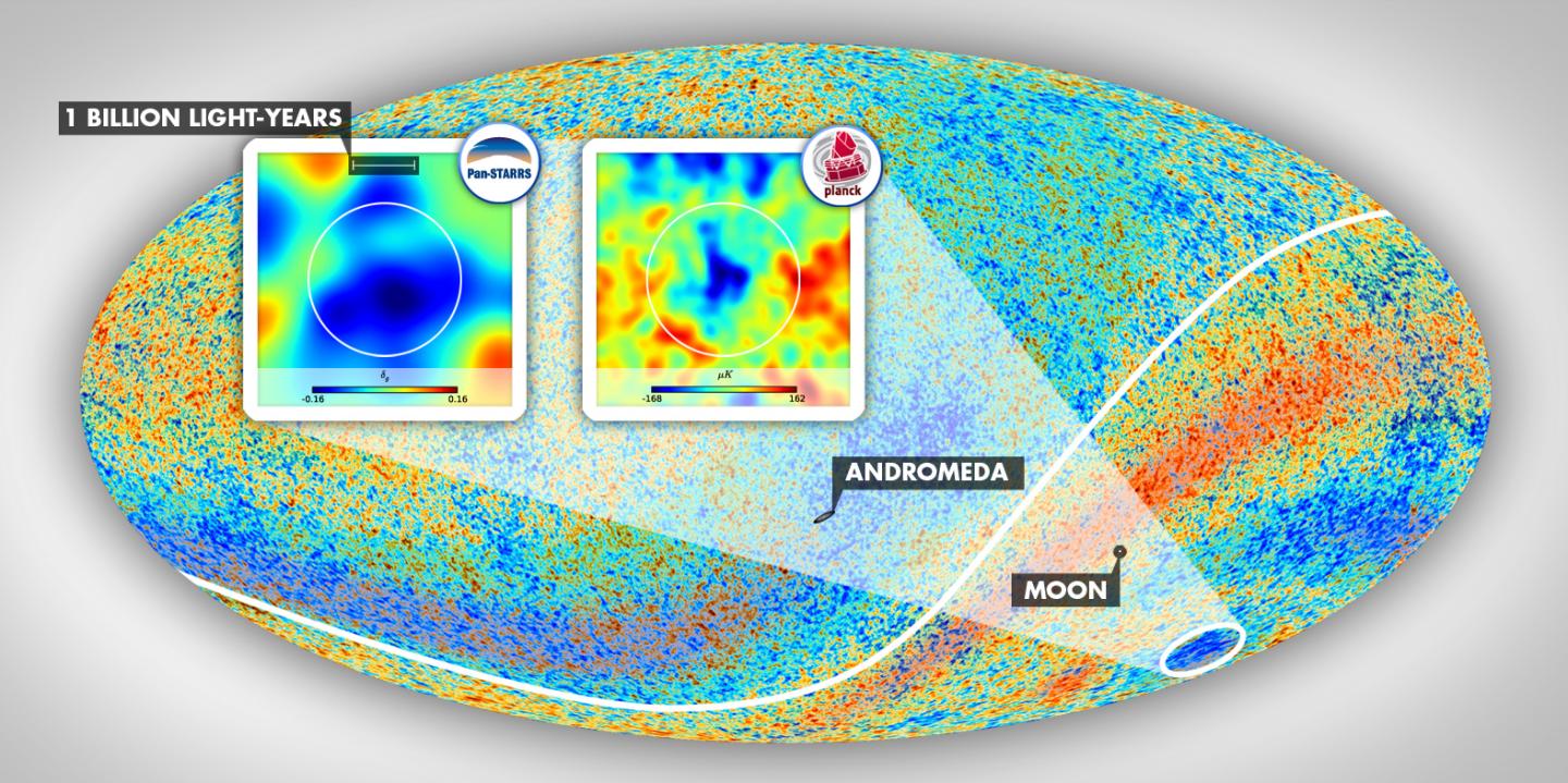 Cold Spot in the Southern Galactic Hemisphere