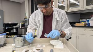 Suliman Rashid, a graduate teaching associate in the School of Sustainability at Arizona State University