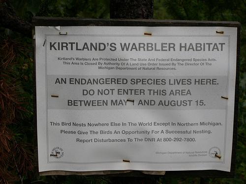 Conservation Warning