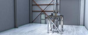 A rendering of the MARVEL microreactor.