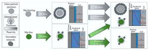 Boron isotope tracers of diffusion during glass dissolution