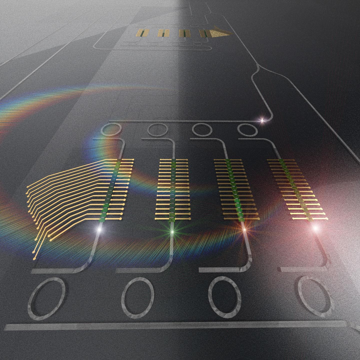 Photonic Tensor Core Performs Vector-Matrix Multiplications