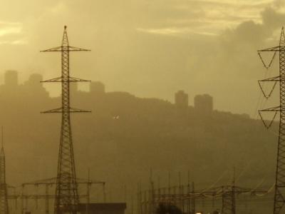 Smoggy Power Lines