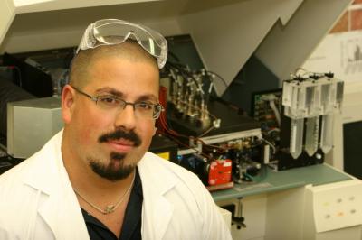 Bachelet in His Lab
