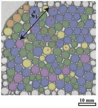 Rearrangements of polydisperse foams