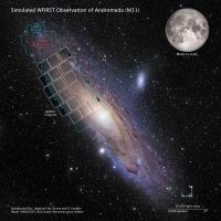 A Composite Figure of the Andromeda Galaxy (M31)
