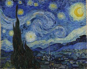 “The Starry Night” (1889) by Vincent van Gogh