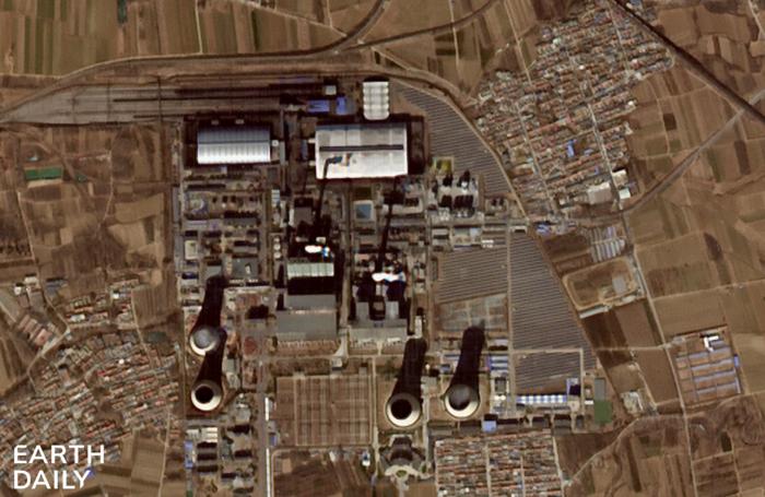 Co-located solar and coal infrastructure.