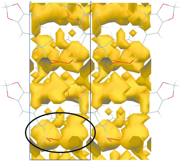View of the Void Space of MDMA·HCl