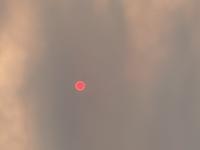 Red Sun Closeup