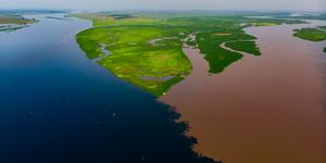 At the confluence of the Fimi and Kasai rivers in the Democratic Republic of Congo