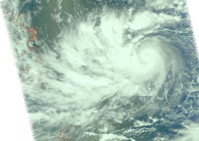 NASA Visible Image of Typhoon Parma